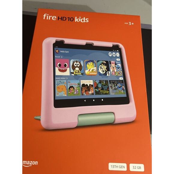 Amazon Kids Fire HD 10" Tablet (13th - 2023 Release) 32G With Memory Card - Picture 2 of 11